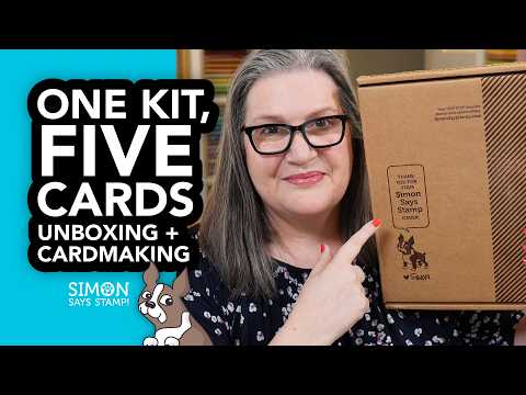 Simon Says Stamp Embossing Folder Morning Glory Vibes sf581 Cathy Zielske Let's Unbox the September 2026 Card Kit from @SimonSaysStamp and Make FIVE Cards