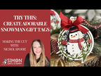 Tim Holtz Distress Grit Paste Opaque Ranger tda71792 Snowman Gift Tags And Ornaments Video