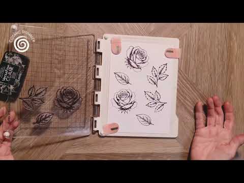 Cosmic Shimmer Rambling Roses DL Clear Stamp Set 07-9001-cs video