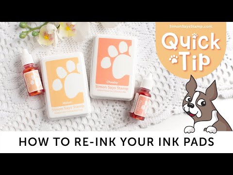 Simon Says Stamp Pawsitively Saturated Ink and Re-inker Set Ballerina ink103set