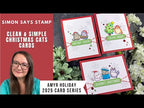 Simon Says Stamps and Dies Christmas Cats set1067cc Sugar and Spice
