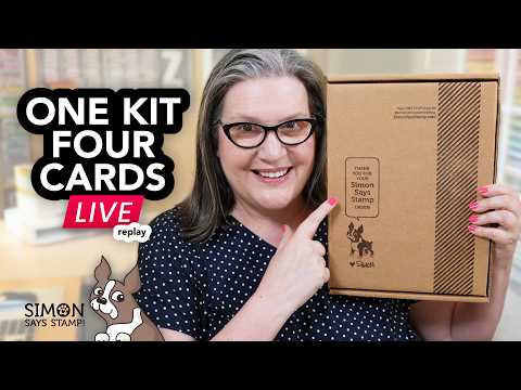 PREORDER Simon Says Stamp Card Kit of the Month November 2026 Jolly Season ck1126 Cathy Zielske Kit Unboxing Day LIVE featuring the November Card Kit from SimonSaysStamp
