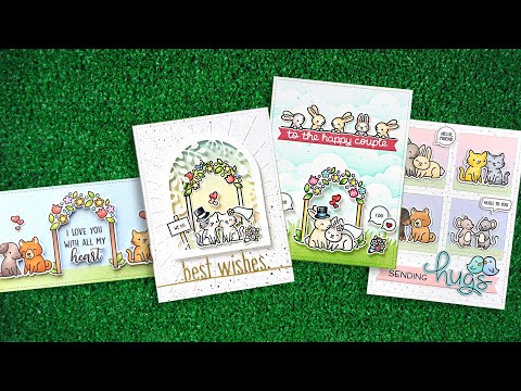 Lawn Fawn Set Happy Couples Clear Stamps and Dies video intro
