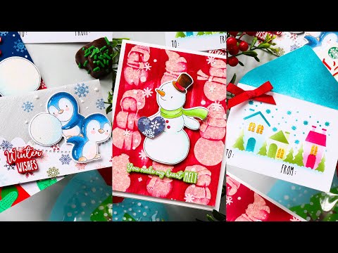 christmas gift card sleeves Simon Says Stamp Gift Card Envelopes Mini Navy Sleeve ssse101