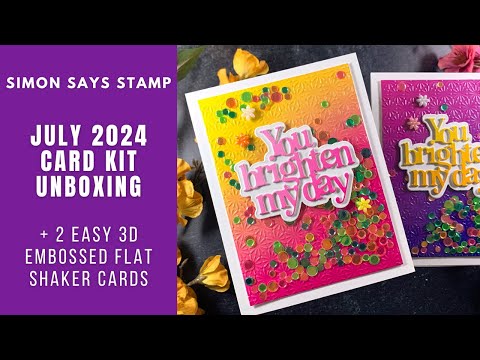 Simon Says Stamp Card Kit of the Month July 2024 Sunny Smiles ck0724 *