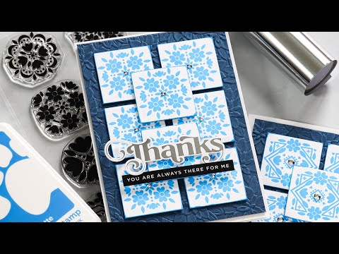 Simon Says Clear Stamps Vintage Mosaics sss302712c *
