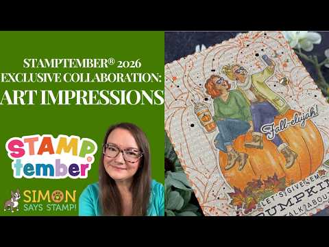 Art Impressions Pumpkin Queens STAMPtember Exclusive Stamps and Dies Amy Rysavy Color Your Way into FALL Art Impressions STAMPtember 2026 Exclusive Collaboration