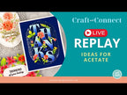 Pinkfresh Studio Floral Lattice Coverplate Die 300725 Thinking Of You Today Acetate Card Video