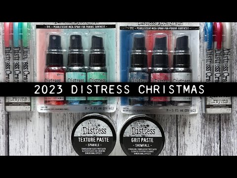Tim Holtz Distress Wonderland Mica Stain Ranger Distress Holiday Video