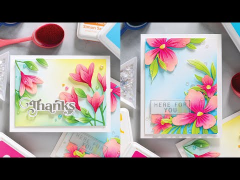 Simon Says Stamp Layered Dandy Flower Wafer Dies s855 Out Of This World