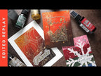 Tim Holtz Distress Spray Stain Tarnished Brass Ranger TSS42549 Seasonal Cards Video
