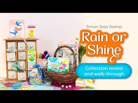 Simon Says Stamp Rain or Shine Collection I Want It All Stamps set955as