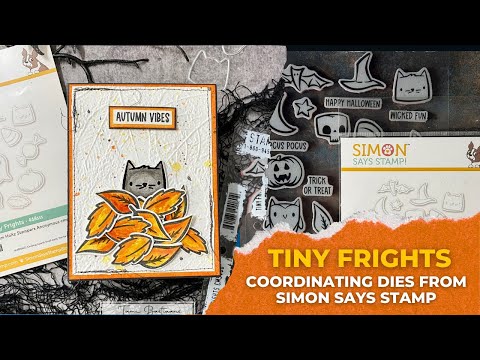 Tim Holtz Tiny Frights Stamps with Simon Says Stamp Dies Bundle settf25