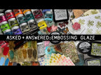 Tim Holtz Distress Texture Paste Translucent Ranger tda79668 Paste Tags Video