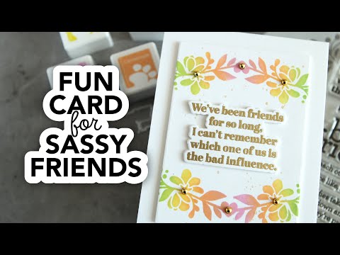 CZ Designs Sassy Friends Wafer Dies czd213c