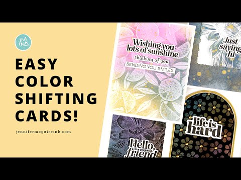 Tim Holtz Picked Raspberry Distress Spritz tdu86413 Color Shifting Cards Video