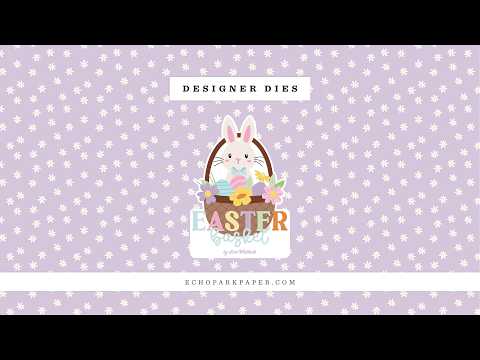 Echo Park Bunny And Eggs Dies eb483043 Easter Rabbit Video