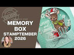 Memory Box Stay Cozy STAMPtember Exclusive Stamps and Dies Nichol Spohr The Cutest Holiday Shaker Card You'll Make This Year