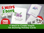 Simon Says Stamp Embossing Folder and Dies Fancy Ornaments sfd368 All the Joy