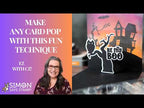 CZ Design Oh My Goth Bundle set1367og Cathy Zielske Make ANY Card POP with This Fun Technique