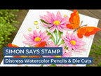 Simon Says Stamp Embossing Folder Streaming sf406 Be Bold