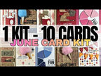 Simon Says Stamp 3D Box and Popcorn Wafer Dies 1698sd 1 kit - 10 cards | SSS June 2026 Card Kit Vicky Papaioannou