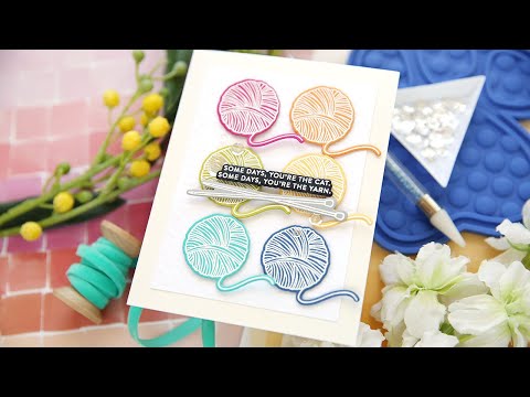 Simon Says Stamp Yarn Love Images Wafer Dies sssd112804c Beautiful Days