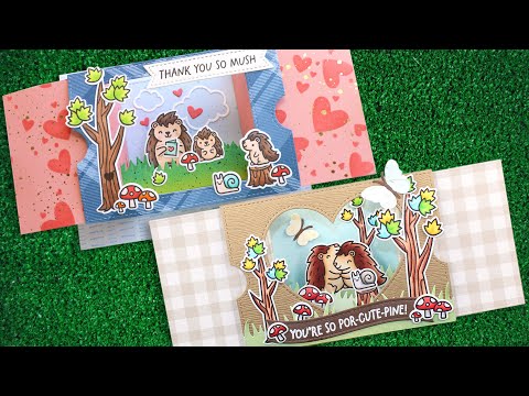 Lawn Fawn Ta-Da! Diorama! Heart Window Add-On Dies lf3312 video introduction