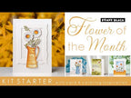 Penny Black Hand Picked Clear Stamp and Cut Out Die Set video