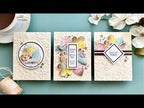 Simon Says Stamps Dies and Stencil Two-Step Simple Leaves set883ts Thankful Cards | Tina Smith Tutorial