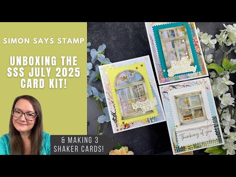 Simon Says Stamp Card Kit of the Month July 2025 Through the Window ck0725