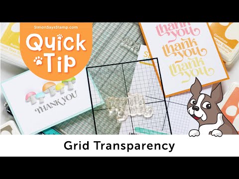 Simon Says Stamp GRID TRANSPARENCY gridtran