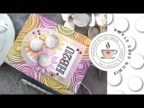 Simon Says Stamp Little Sunflower Bloom Wafer Die s834 Out Of This World
