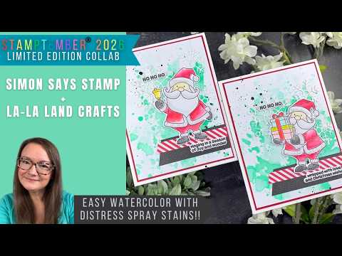 La-La Land Crafts Merriest Christmas STAMPtember Exclusive Stamps 3504ssc Amy Rysavy Merriest Christmas Cards STAMPtember Exclusive Simon Says Stamp La-La Land Crafts 