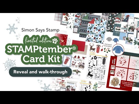 Limited Edition Simon Says Stamp STAMPtember® Card Kit Warmth and Wonder swwck25