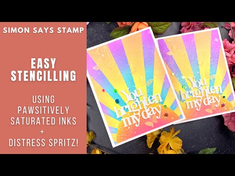 Simon Says Stamp You Brighten My Day Wafer Dies 1088sd Sunny Vibes
