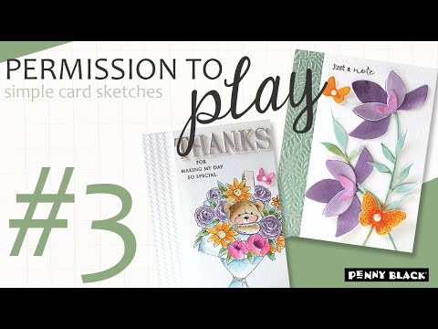 Penny Black With Love Clear Stamps 31-042 video
