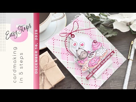 Simon Says Stamps and Dies Sweet Treat Critters set1115st DieCember Making a Valentine's Card... in December? Sweet Treat Critters Tutorial! Tina Smith