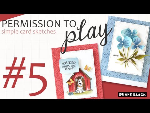 Penny Black Little Guy Clear Stamps 31-058 video