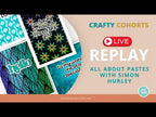 Tim Holtz Distress 8.5 x 11 Black Heavystock Ranger tda79293 Glitter Hello Card Video