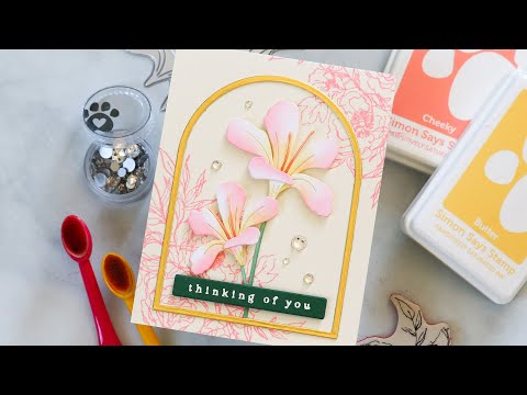 Simon Says Stamp Lily Duo Wafer Dies s928 Sunny Vibes