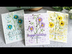 Simon Says Stamp Fine Floral Stem Wafer Dies s870 Splendor