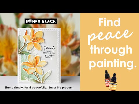 Penny Black Citrus Liquid Watercolor 75-019 video