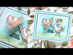 Art Impressions Spring Chicken Clear Stamp Set aics40 Video Tutorial