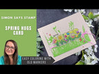 Simon Says Stamps Dies and Stencil Hugs To You set918ht To Be Loved Amy Rysavy Spring Hugs Tutorial Spring Hugs Card | Simon Says Stamp Amy Rysavy