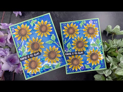 Simon Says Stamp Super Sunflower Plate Wafer Die s843 Just A Note *