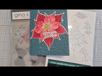 Peaceful Poinsettia Bundle Card