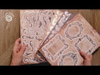 Cosmic Shimmer Gilded to Grunge Frames and Flourishes Foiled Elements 12-dce026gff video