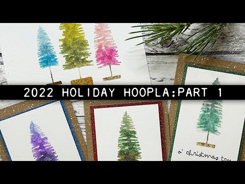 Ranger STICKY Embossing Powder EPJ35275 trees video