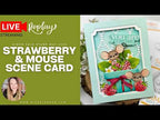 Simon Says Stamp Willowweave Plate Wafer Dies s1131 Always There Strawberry & Mouse Scene Card Live | Simon Says Stamp Always There Release Nichol Spohr